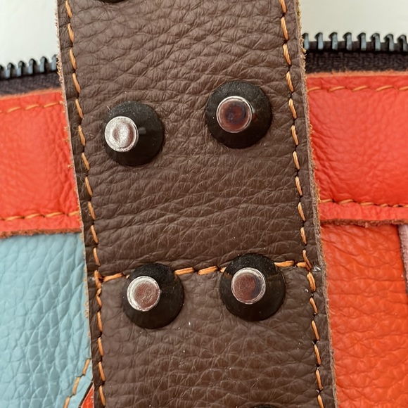 Amerileather tote bag with skull detail - Picture 6 of 9